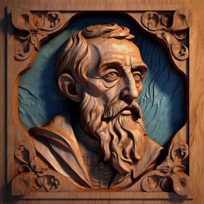Johannes Kepler 4 stl model for CNC